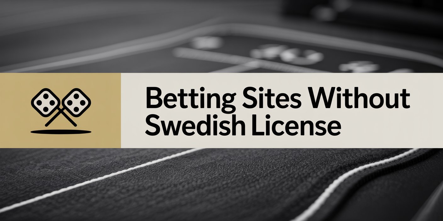 Betting Sites Without Swedish License